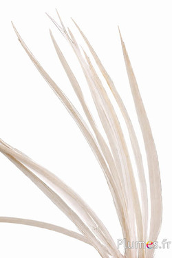 Reiher - 12-15 cm - naturweiss-creme